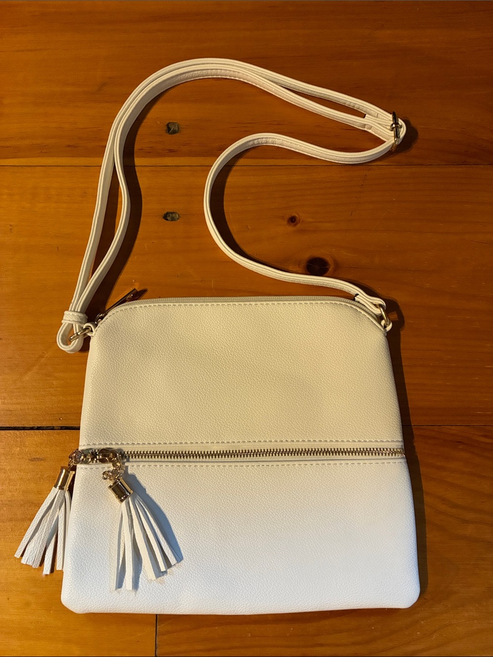 Crossbody Bag with Tassel Accent - Picture 2 of 10